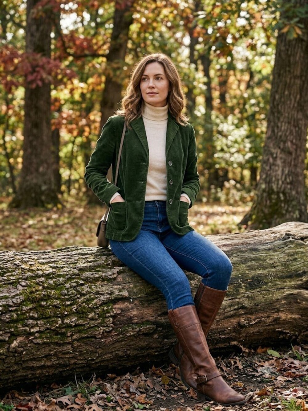 GAP Forest Green Corduroy Blazer